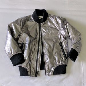 Unisex 4T Silver Puffer Jacket *Kidz Bop*